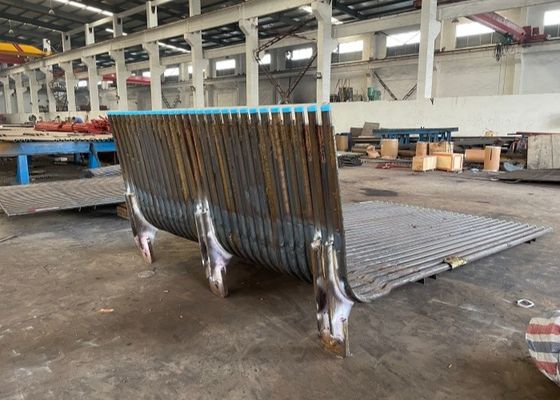 暖房エレメントボイラー ガス燃焼蒸気ボイラーのための水壁パネルを節約する
